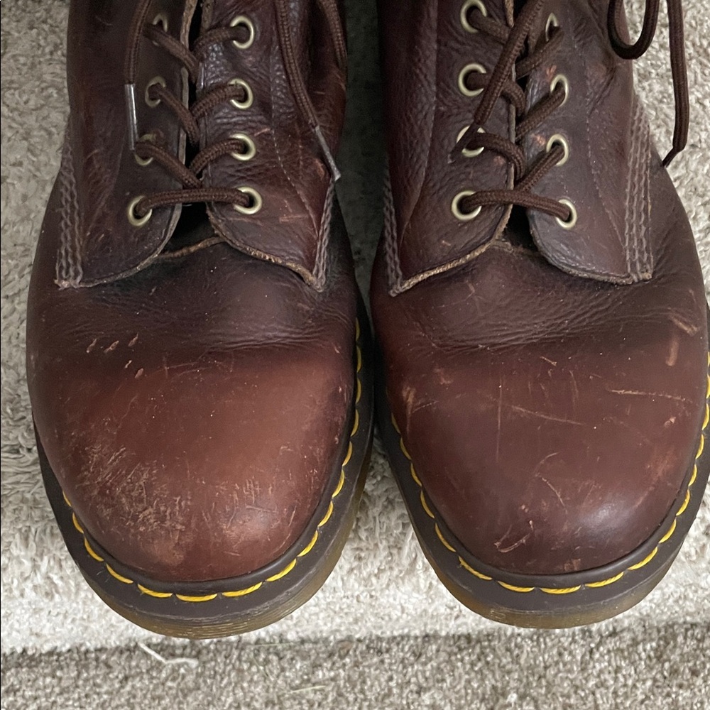 Dr. Martens 1460 WarmWair Dark Brown Lace-Up Boots - Picture 3 of 13